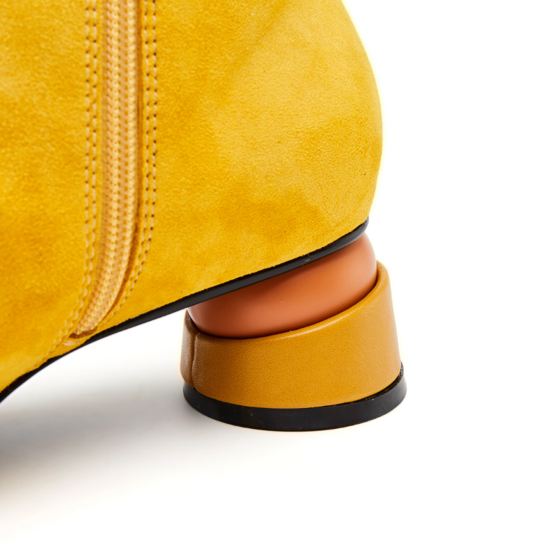 Ladies mustard ankle outlet boots