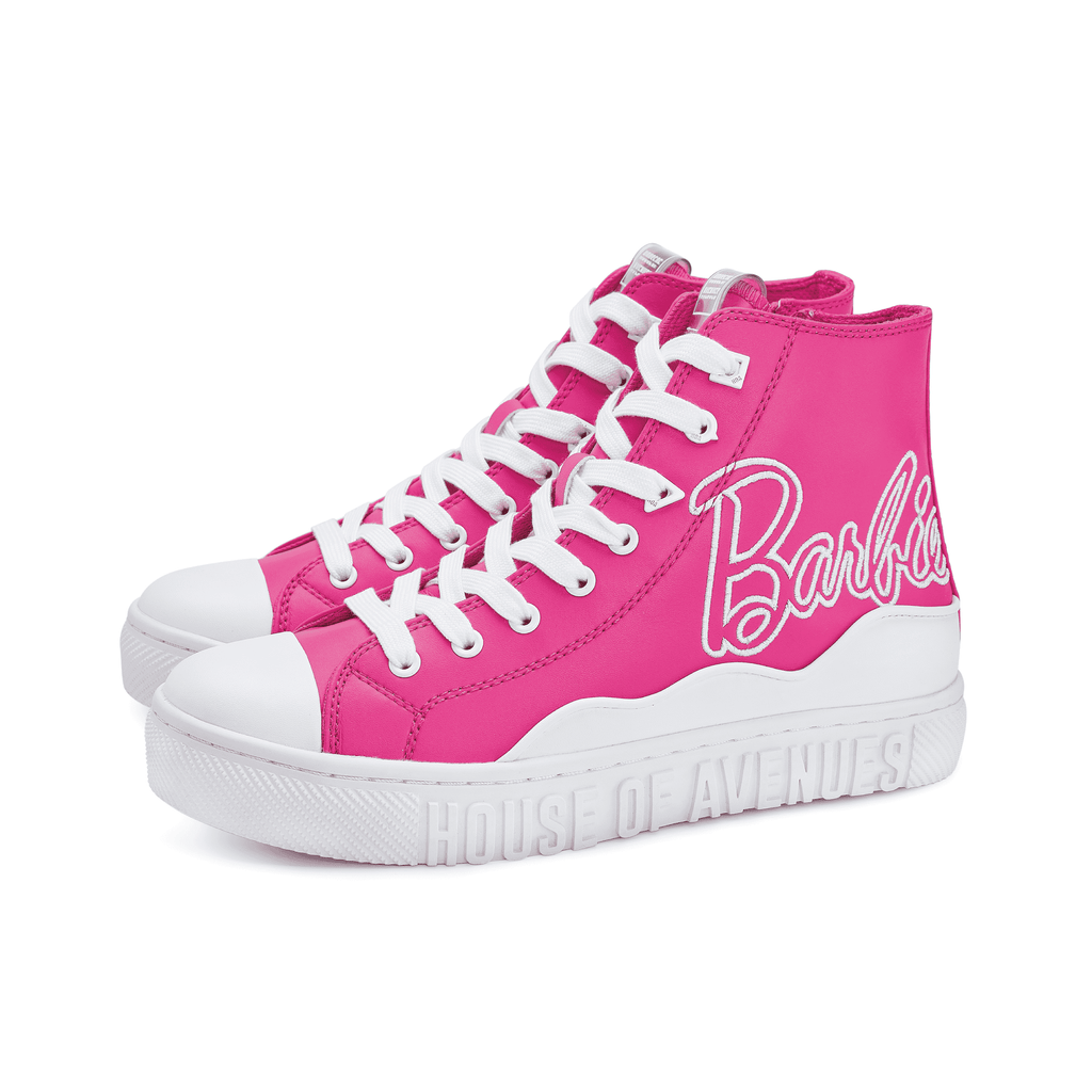 Barbie x House Of Avenues Ladies High Top Sneaker 5529 Pink - House of Avenues - Designer Shoes | 香港 | 女Ã? House of Avenues