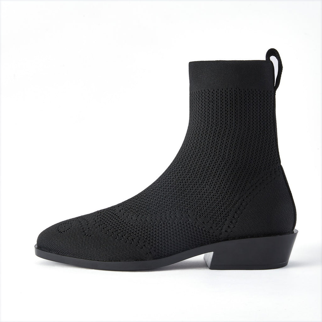 Malove Ladies' Brogue Chelsea Boots 5809 Black - House of Avenues - Designer Shoes | 香港 | 女Ã? House of Avenues